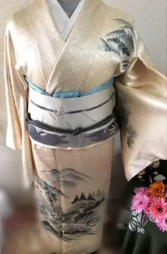 降價！！ 正絹 茶屋辻 附下げ