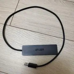 4-Port USB3.0 Date Hub（ハブ）　Anker ブラック