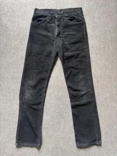 80s levi's 519 ブラックコーデュロイ