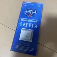 ドジャース MVP会員特典 ゲーム使用ベース 2025年4月14日