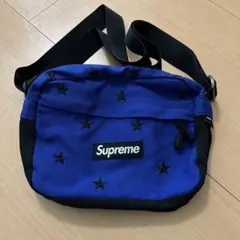 Supreme 13AW Stars Shoulder Bag Blue