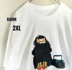 bjork ビョーク Tシャツ　ポンプ　ラジカセ　ゆるだぼオーバーサイズ 2XLのサムネイル