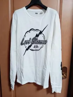 Levi's ロゴプリント 長袖Tシャツ Sサイズ