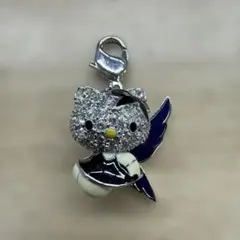り*ち様 ハローキティ スワロフスキー クリスタルキーホルダー