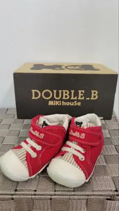 DOUBLE_B レッド スニーカー