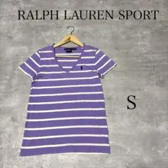 RALPH LAUREN SPORT 半袖 ボーダー柄 Vネック Tシャツのサムネイル