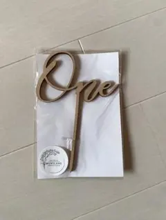 木製ケーキトッパー One
