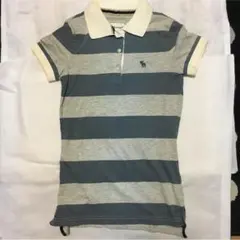 【新品☆】アバクロ  ボーダーポロシャツ