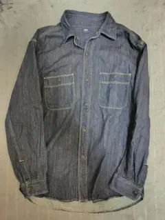UNIQLO　デニムシャツ 長袖シャツ　Sサイズ