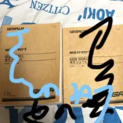 CATERPILLAR 308B SR 油圧ショベル 部品カタログ 2冊セット - メルカリ