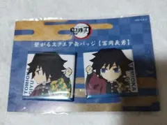 鬼滅の刃 繋がる スクエア 缶バッジ 冨岡義勇