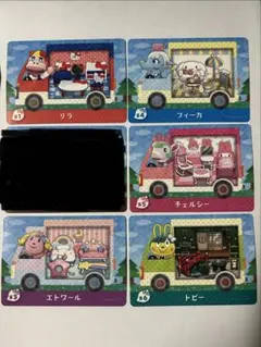 あつまれどうぶつの森amiiboカード　サンリオ5枚セット