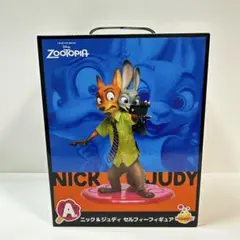 ズートピア　ニック＆ジュディ　セルフィーフィギュア　くじ　A賞