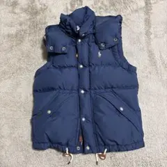 【美品】Polo Ralph Lauren ダウンベスト XS ネイビー