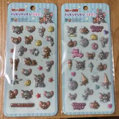 トムとジェリー プクプクシール 2シートセット