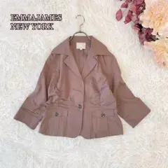 ●EMMAJAMESテーラードジャケット（9）カジュアル　春夏　ライトアウター