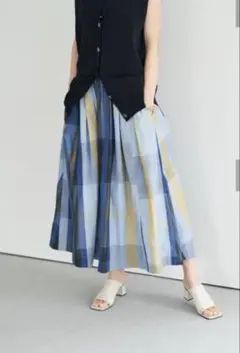 La boutique BonBon チェックスカートのサムネイル