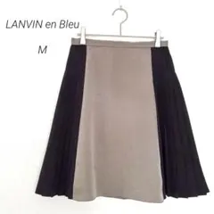 ランバンオンブルー スカート M プリーツ 切替 上品 きれいめ 人気 通勤のサムネイル
