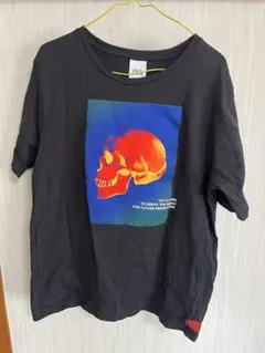 ZARA スカルプリント Tシャツ Lサイズ ブラック