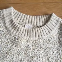 ニット長袖セーター