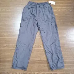 グレー カーゴパンツ Mサイズ　中生地あり　レディース