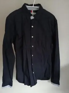 THE SHOP TK 紺色 長袖シャツ Mサイズ