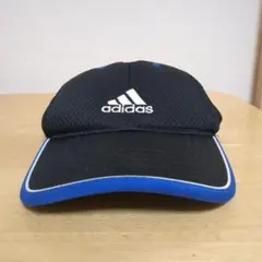 adidas メッシュキャップ OSFZ (54〜57cm) 黒/青