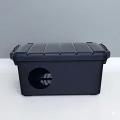 야외 고양이 집 보호 고양이 야생 고양이 컨테이너 하우스 그레이