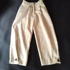 ZARA ワイドパンツ オフホワイト
