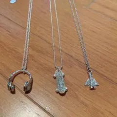 シルバー ネックレスセット