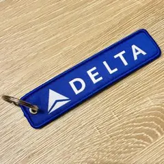 Delta Air Lines デルタ航空 フライトタグ キーリング DL