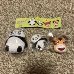 パンダコパンダ ぬいぐるみバッジ3個