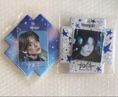 TXT ビジュアルスクエアフォトシール ケース　ヨンジュン 2種 バンダイ