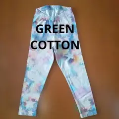 GREEN COTTON 女の子 星模様パープル長ズボン 95cm