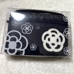 【未使用】CLATHAS クレイサス バニティポーチ ネイビー 通帳ケースにも◎