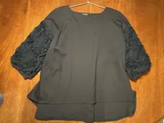 URBAN RESEARCH ROSSO七分袖ブラウス（ネイビー）