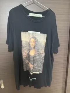 s*8様 Off-Whiteモナリザプリント ブラック ロングスリーブ Tシャツ Off-White Monalisa プリント ロングTシャツ | ブラック