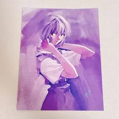 エヴァンゲリオン 貞本義行 描き下ろし 限定 ポストカード 綾波レイ 412