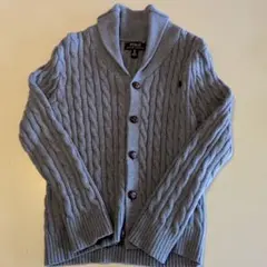 Polo Ralph Lauren グレー カーディガン S/P（8）140cm