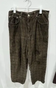 Levi's 578 Baggy コーデュロイ チェック パンツ