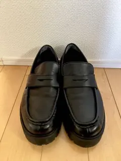 GU チャンキーソールローファー 27cm ブラック