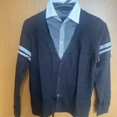 COMME CA ISM 長袖カットソー 150A 黒