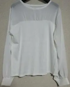 シースルートップス　ホワイト