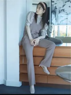 【最終値下げ】snidel 2021ss ニットベストブラウスセットアップ