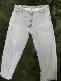 Levi's560リーバイスライトブルーデニムバギー 48w32シルバータブ