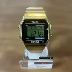 TIMEX 腕時計 クラシック デジタル ゴールド