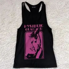 HYSTERIC GLAMOUR タンクトップ ヒスガール 黒