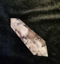 ブラック桜瑪瑙ダブルポイント