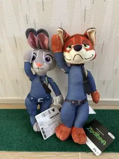 ズートピア ぬいぐるみ ジュディ ニック 2体セット