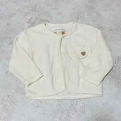 apres les cour くま　カーディガン クリーム色 80サイズ